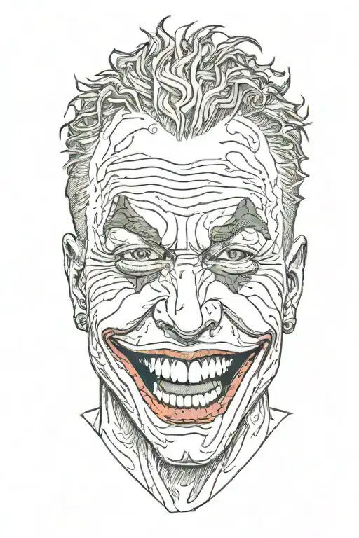 Heath Ledger Joker Laughing