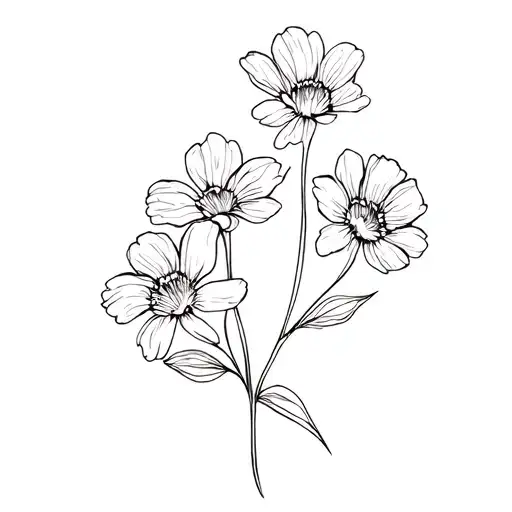 Three Flowers