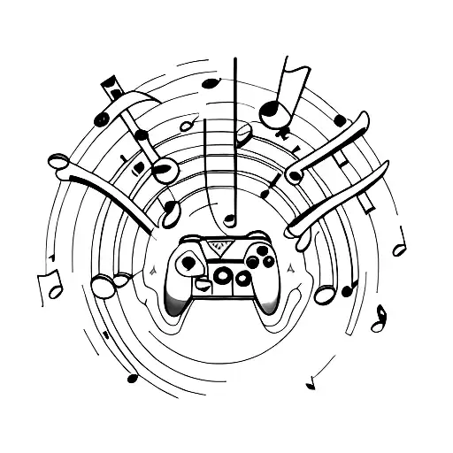 A Gaming Console Morphing Into A Musical Instrument