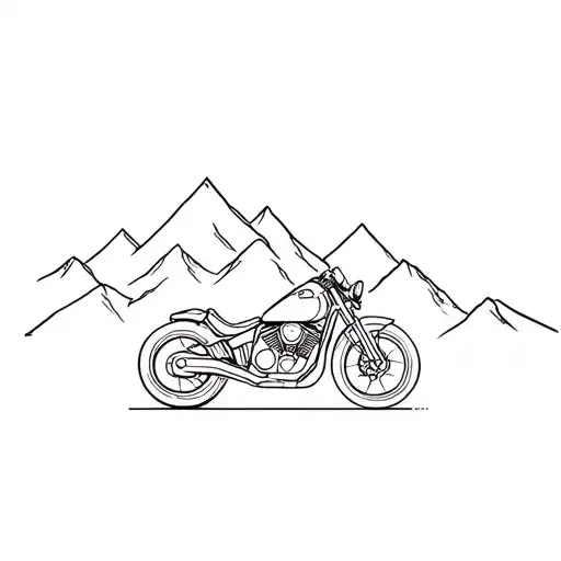 Motorcycle Mountains Inside