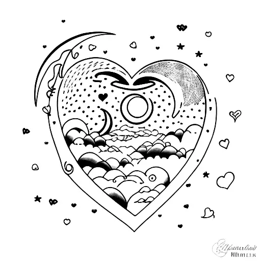 Moon And A Heart