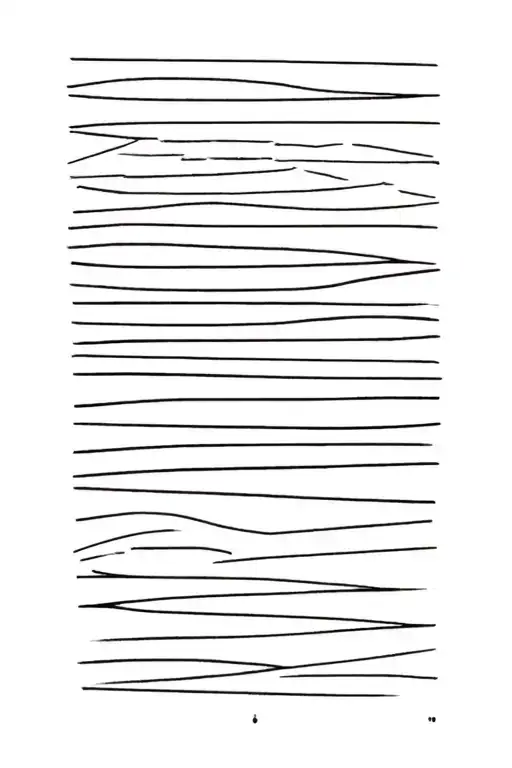 Stripes Looking In Different Directions From Which The Drawing Stops