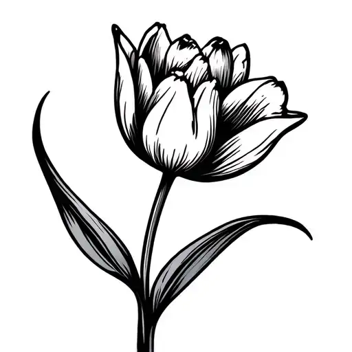 Tulip Blooming
