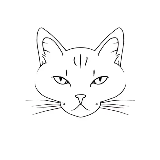 Cat Head Minimalist Design