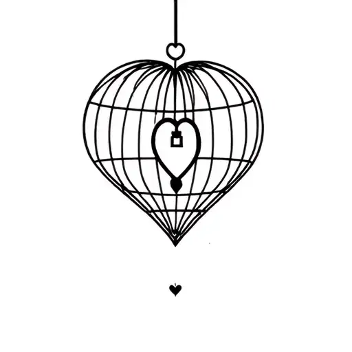 Heart Locked In Cage
