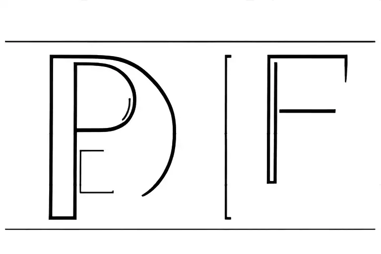 Bff And The Letter P