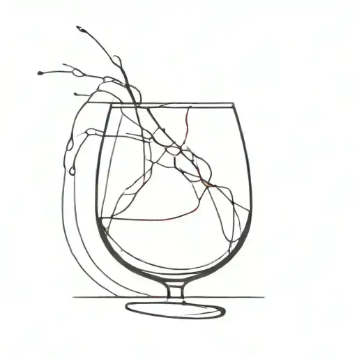 Spilled Wine Glass