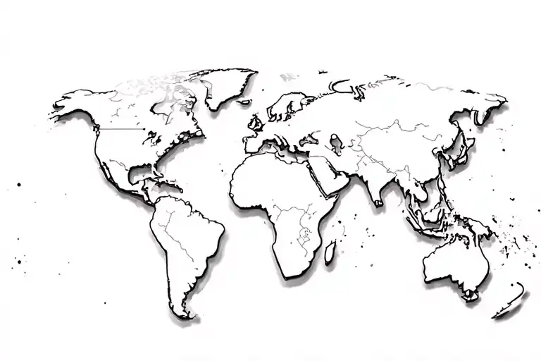 World Map Outline