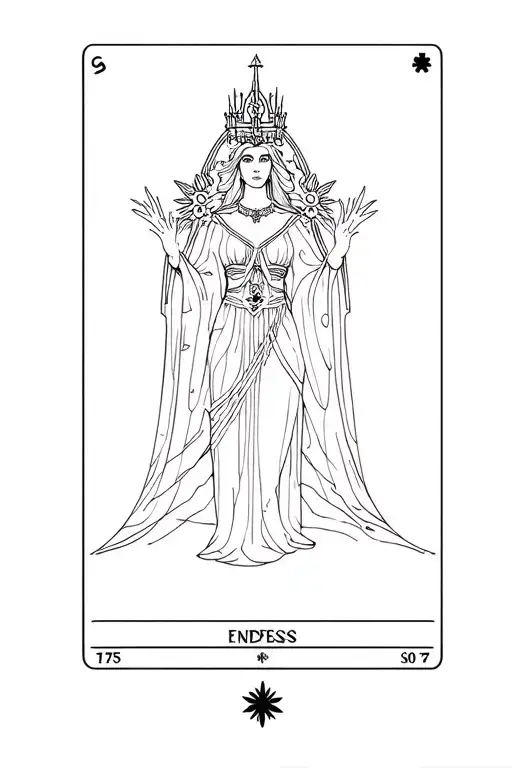Cyberpunk The Empress Tarot Card