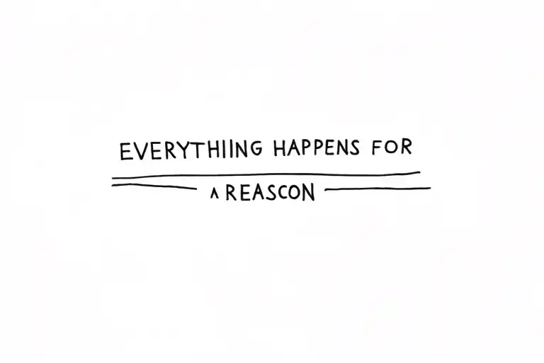 Everything Happens For A Reason