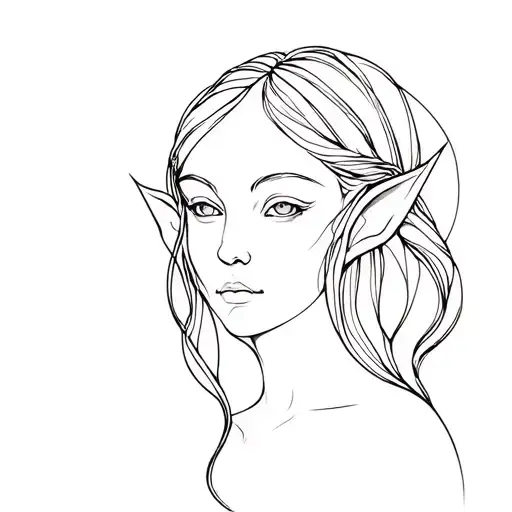 Elf Woman Face