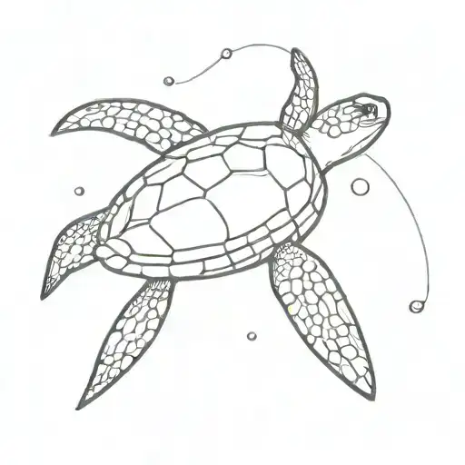 Shark Tooth Sea Turtle