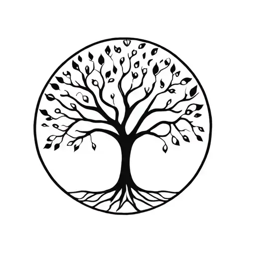 Tree Of Life And Family