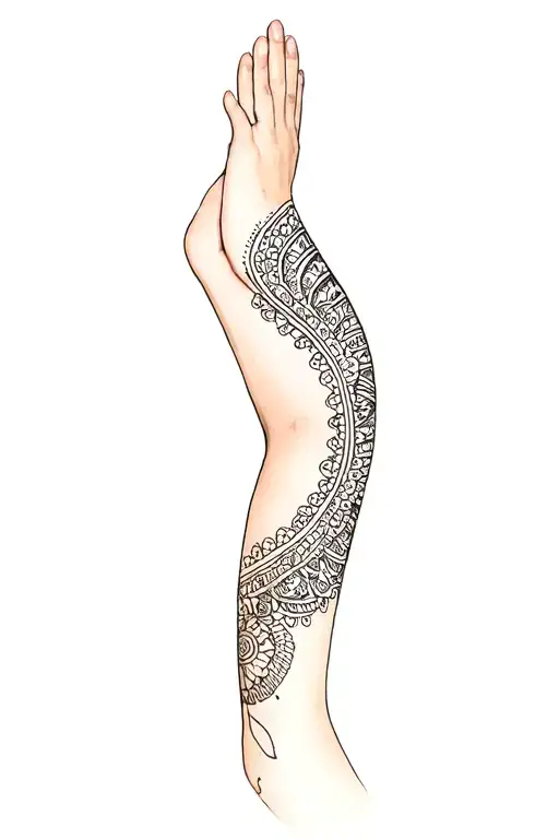 Mandala Leg Sleeve