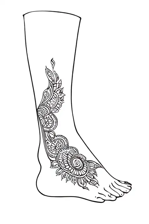 Mandala Leg Sleeve