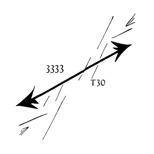 333 With An Arrow Intertwined