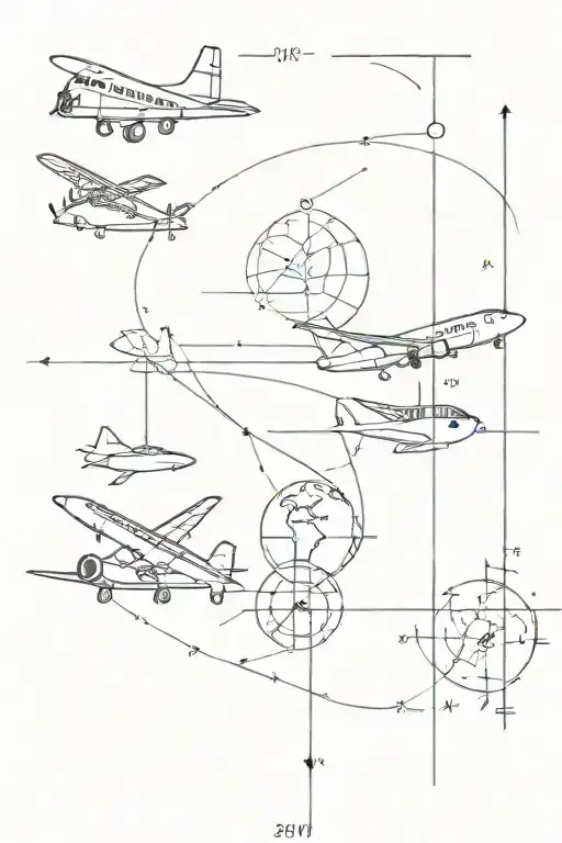 Plane And Navigation Co Ordinates