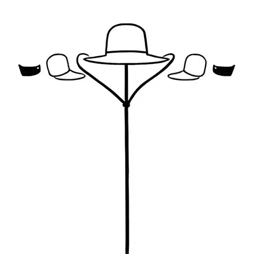 Hat Stand With 5 Hats