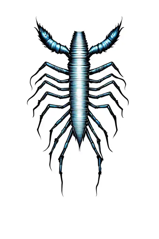 Long Cyber Sigilism Centipide Wraped