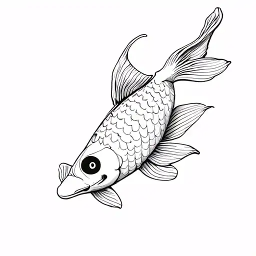 Koi Fish With Semi Colon Incorporated