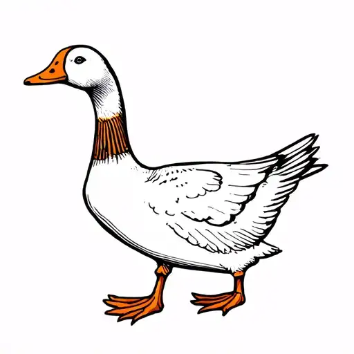 Goose Being Silly