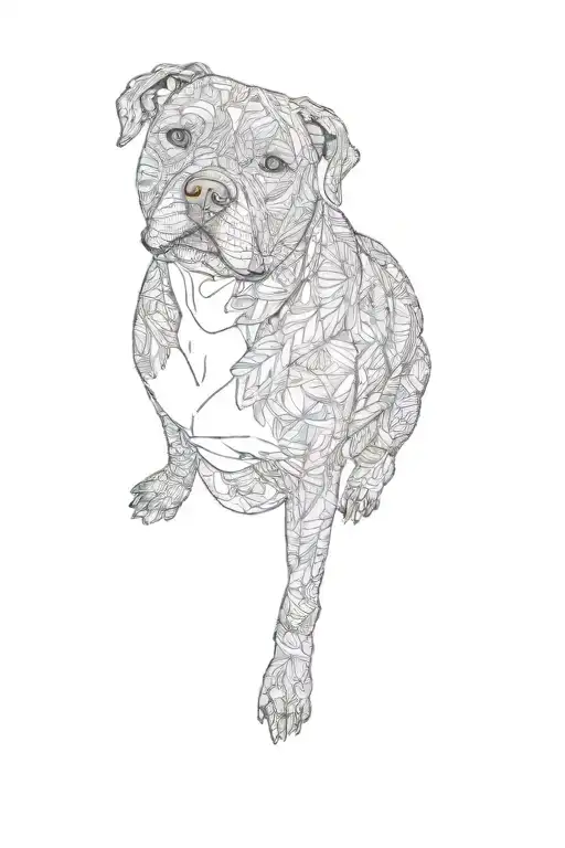 A Pit Bull Terrier