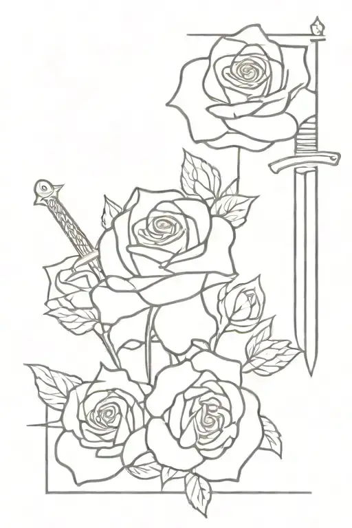 Swords And Rose
