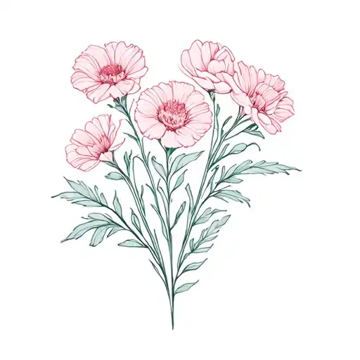 Country-style Flower Bouquet Composed