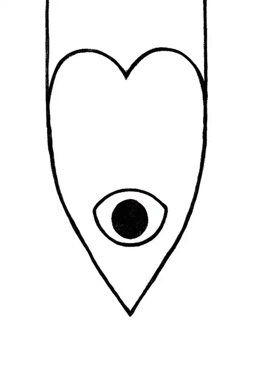 Heart With Eye In The Middle