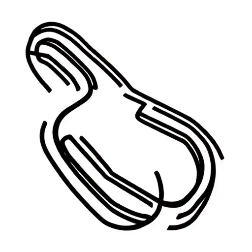 Motorsport Race Track Forming The Shape