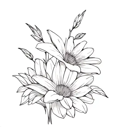 Lillies And Gerberas