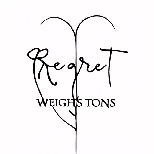 Regret Weighs Tons