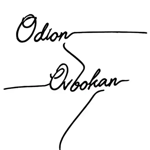 Name Tatto For My Twin Mom And My Aunty Their Name Are Odion And Ovbokhan