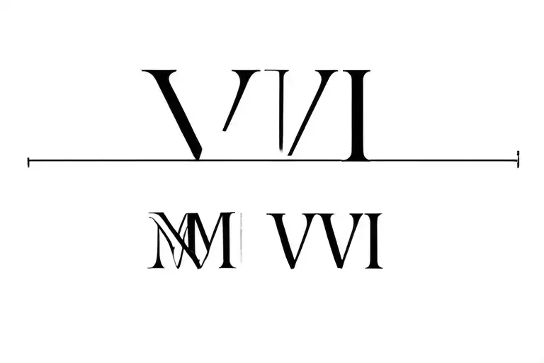 Roman Numerals Viii Vii Mmvii