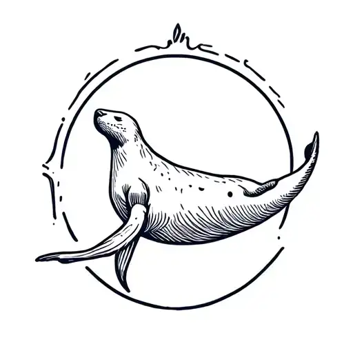 Marine Seal Playful
