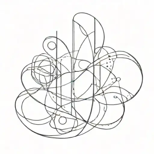 Trippy Abstract Lineart