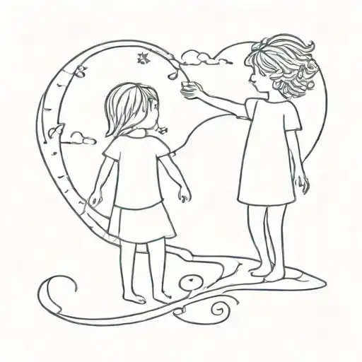 Step Mom Step Son Tattoo Design