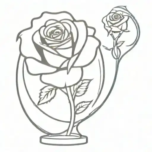Rose In Glass Case Beauty And The Beast Cobra Smart