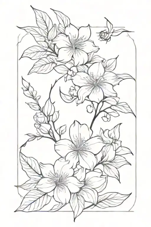 Meaningful Tattoo Vietnam And Flowers