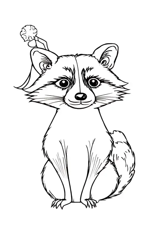 Christmas Racoon
