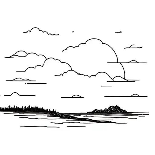 Sky Meeting Land