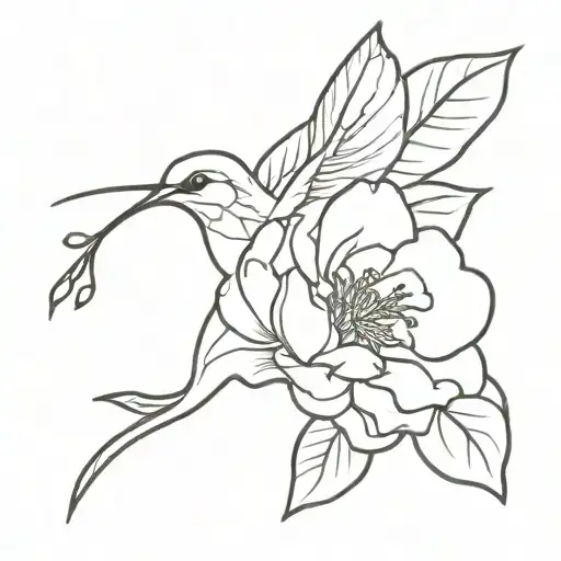 Hummingbird Peony