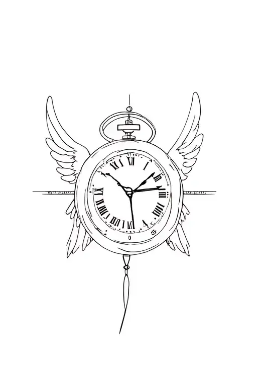 Angel Time Controller With Clock