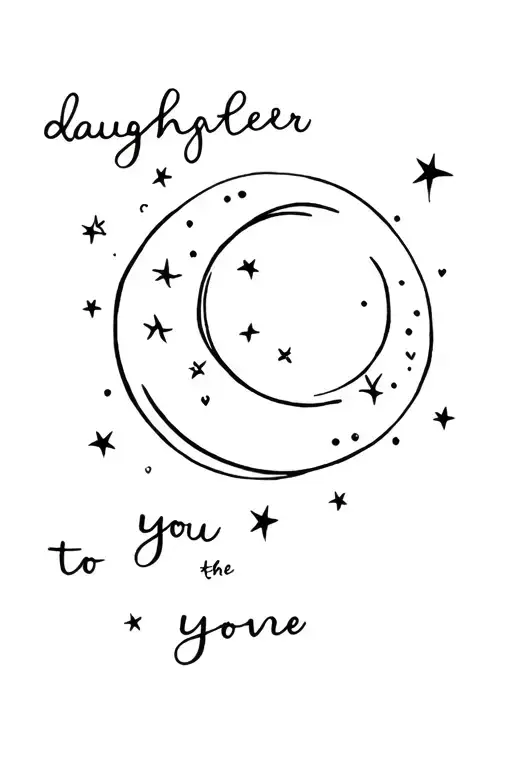 Daughter Love You To The Moon