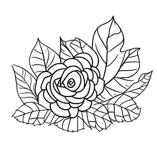 Simple Leaf For Finger