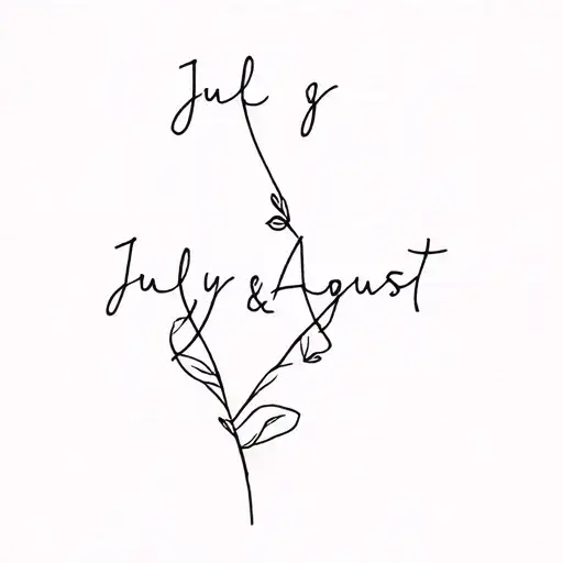 July And August