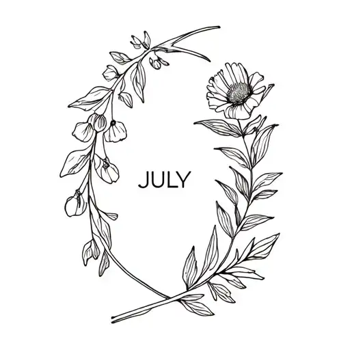 July And August Birth Flowers