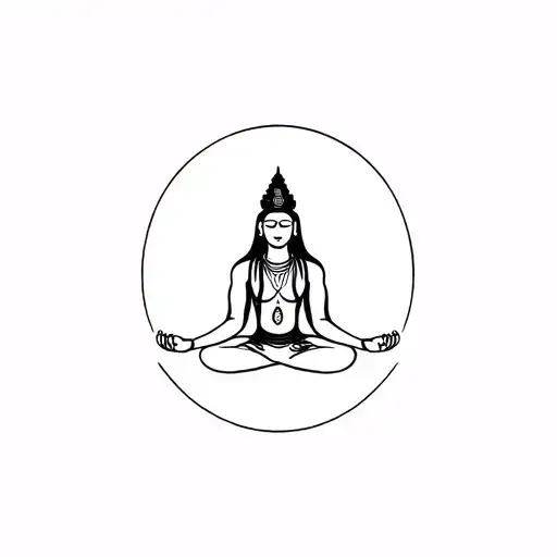 Shiva Meditating