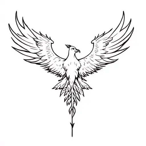 Phoenix Rising From The Ashes