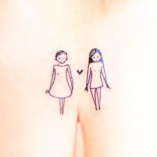 Come Up With Me A Paired Tattoo For Twins Brother And Sisters